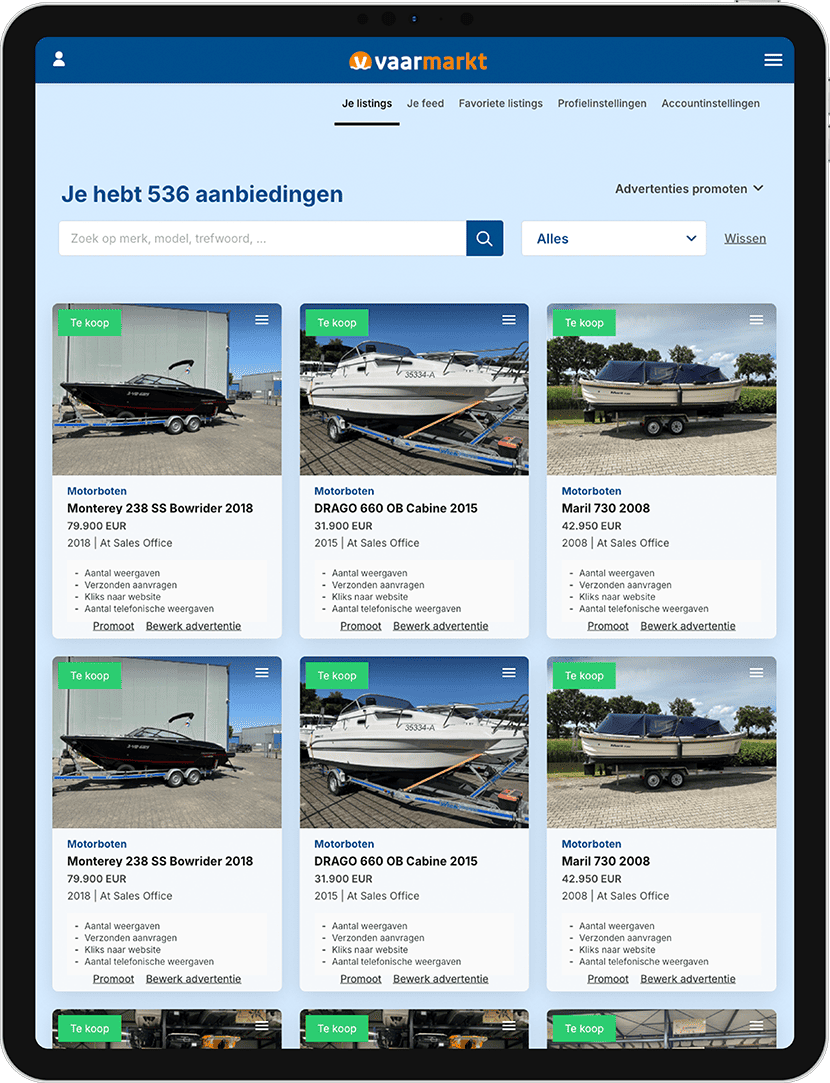 Dashboard mock-up