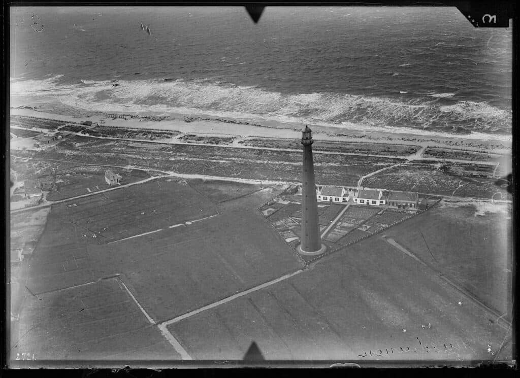 Vuurtoren Lange Jaap (1920-1940). Vuurtoren Lange Jaap (1920-1940).