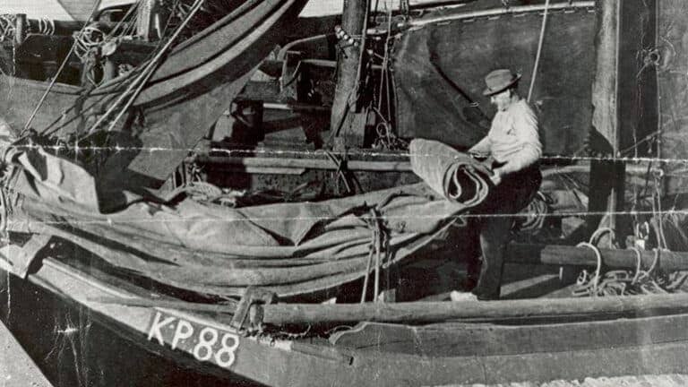 Eeuwenlang Werd Er Vanuit Kampen Met Botters Op De Zuiderzee Gevist Foto Stichting Tot Behoud Van Kamper Botters