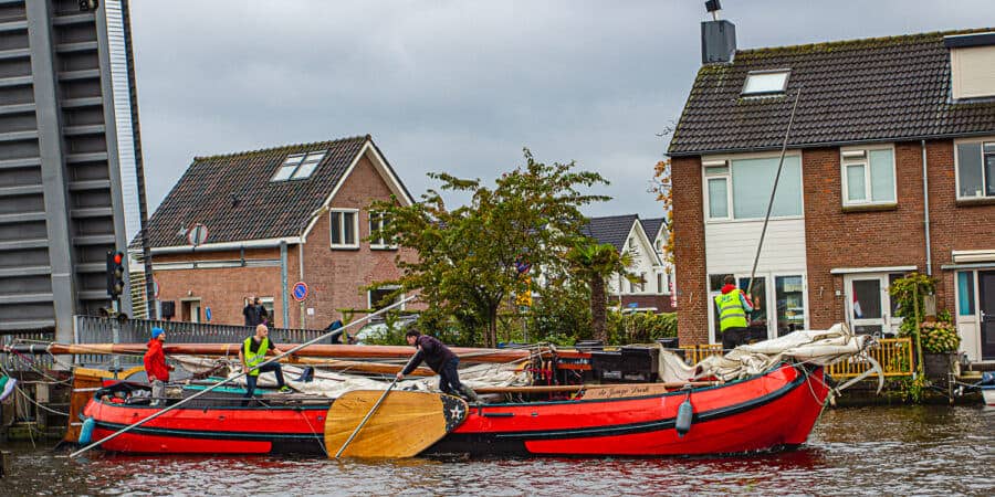 Op spierkracht tegen de wind in