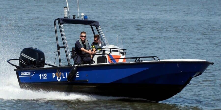 Politie op volle snelheid