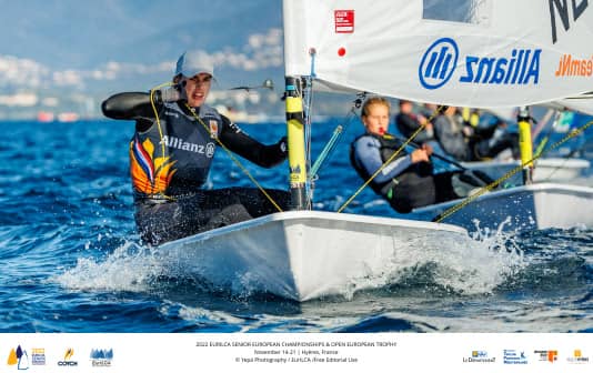 Marit Bouwmeester bronzen medaille op EK ILCA6