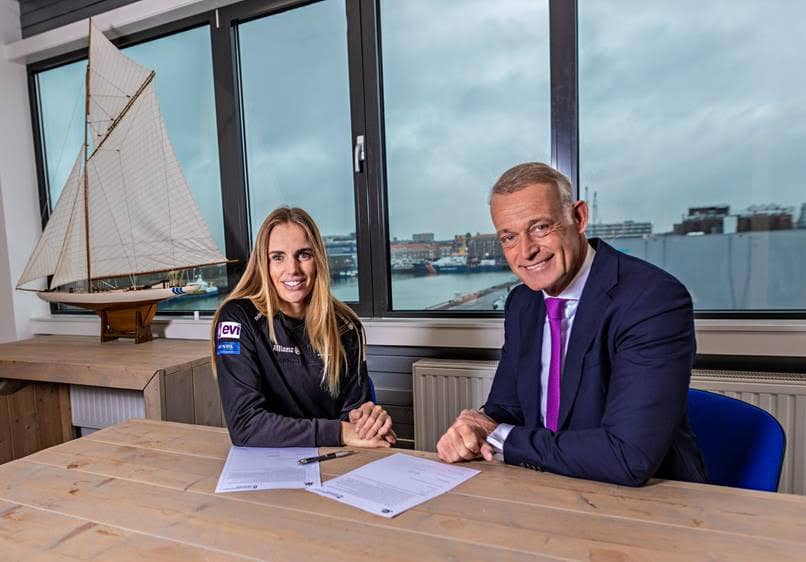 Evi van Lanschot trotse partner van olympisch kampioen Marit Bouwmeester