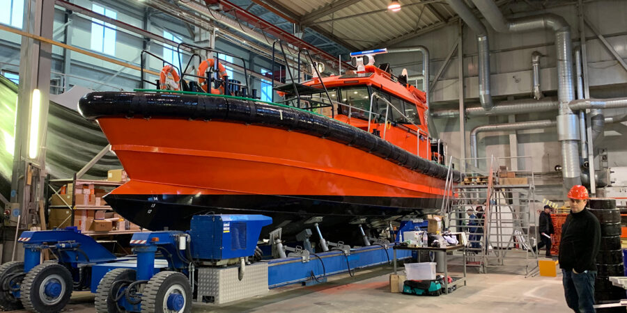 Duitse loodsboot wordt voorzien van Relonit wrapping
