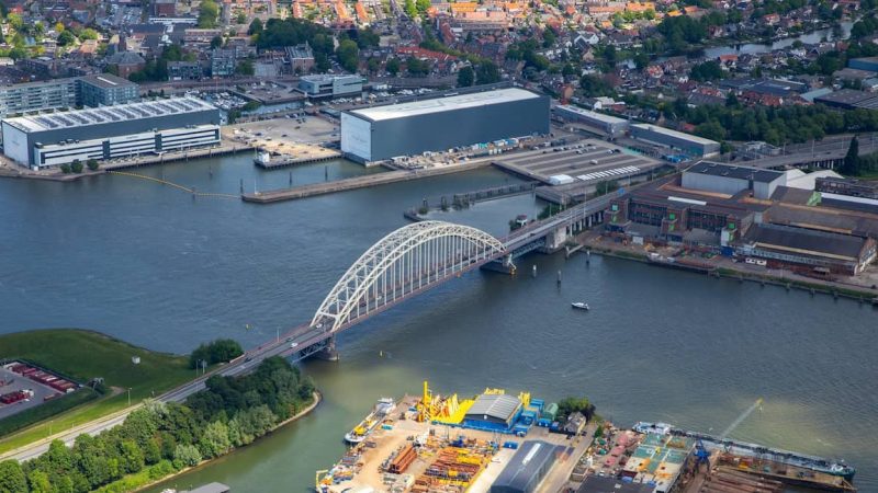 Brug over de Noord twee weekenden dicht-Vaarmarkt