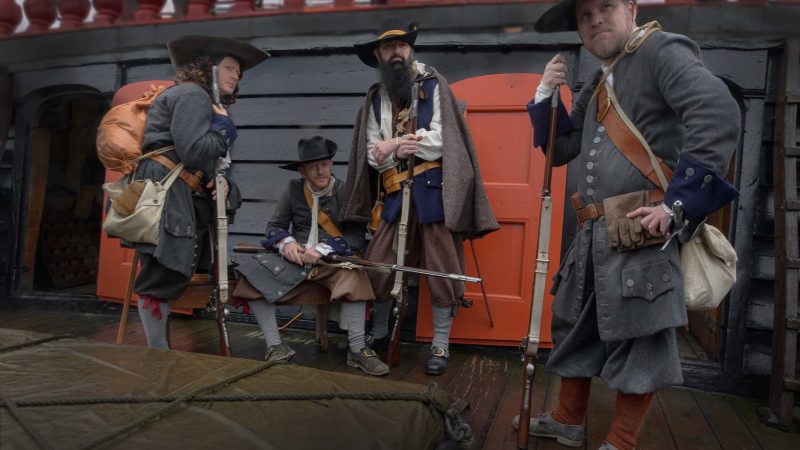 De 17e eeuw komt tot leven op de Batavia-Vaarmarkt
