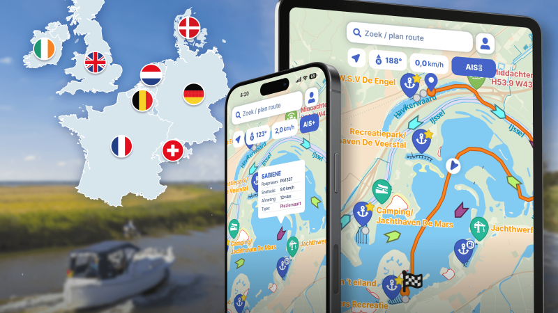 De Waterkaarten app-Nauticlink