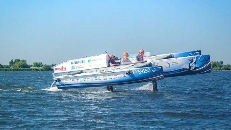 Solarboot op waterstof