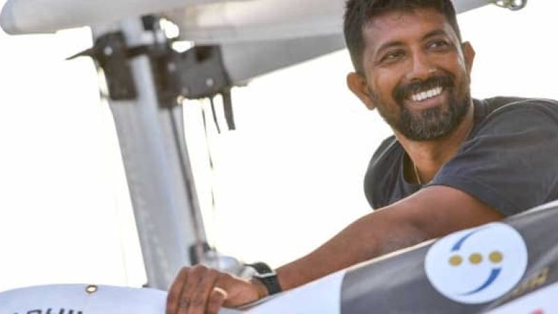 Bezorgdheid over het lot van de Indiase zeiler Abhilash Tomy (39)... (Foto GGR)