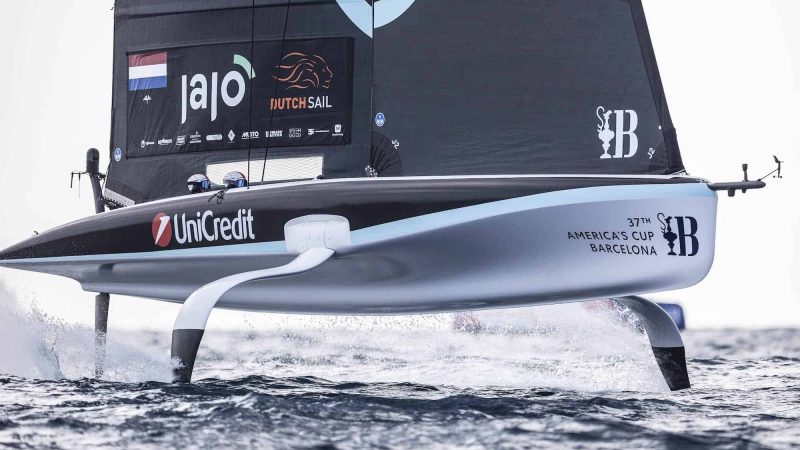 JAJO Team DutchSail, Unicredit Youth America’s Cup, Barcelona, Spain, Monday, 23  September 2024.