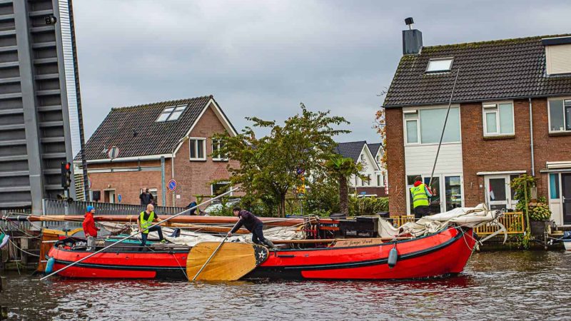 Op spierkracht tegen de wind in