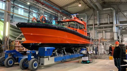 Duitse loodsboot wordt voorzien van Relonit wrapping
