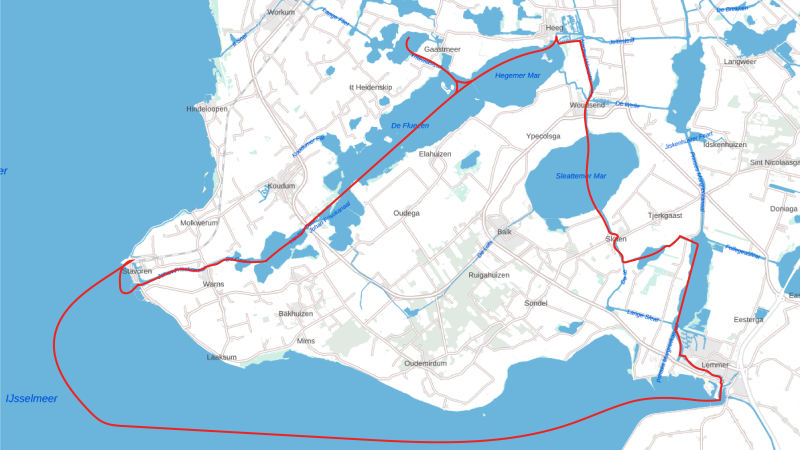 Route Zuidwesthoek