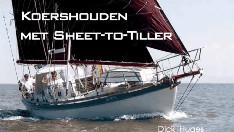 Koers houden, sheet to tiller