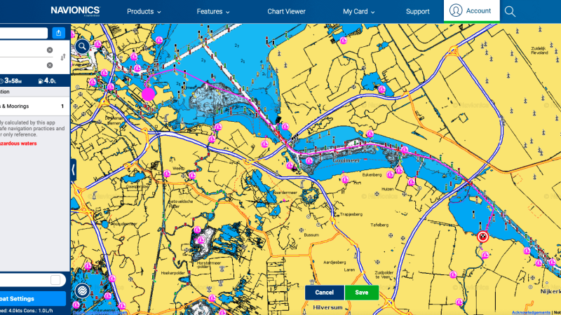 Navionics webapp